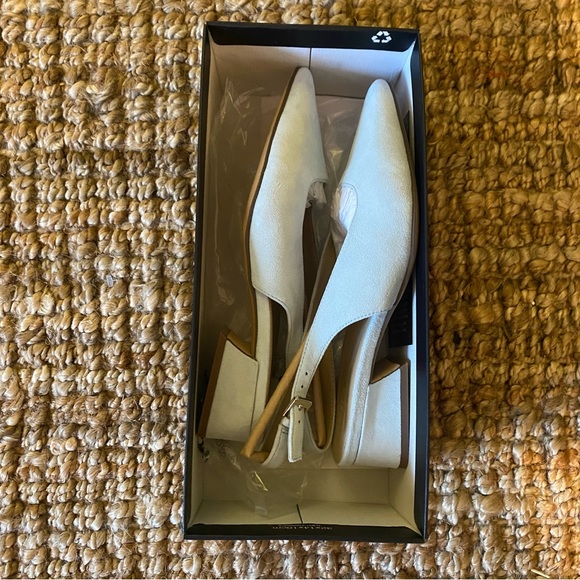 Naturalizer Block Heel Slingback Lesley NIB Ocean Air Light Blue - Picture 7 of 9